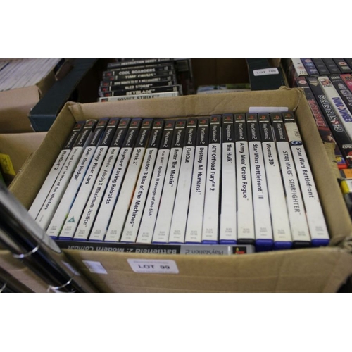 99 - A box of PS2 games