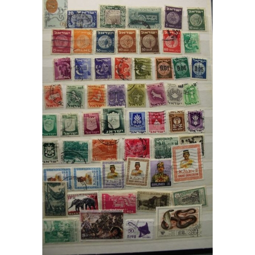 109 - Three stockbooks & a small album with India (latter including earlier), good number stamps