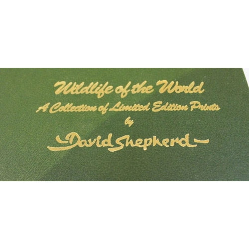 176 - David Shepherd portfolio of limited edition prints, 'Wildlife of the World'