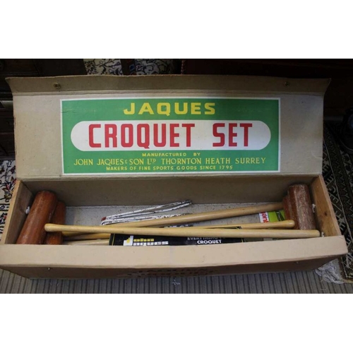 231 - A boxed Jaques Croquet set