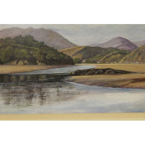 298 - R O Emmony, watercolour landscape, together with one other framed watercolour