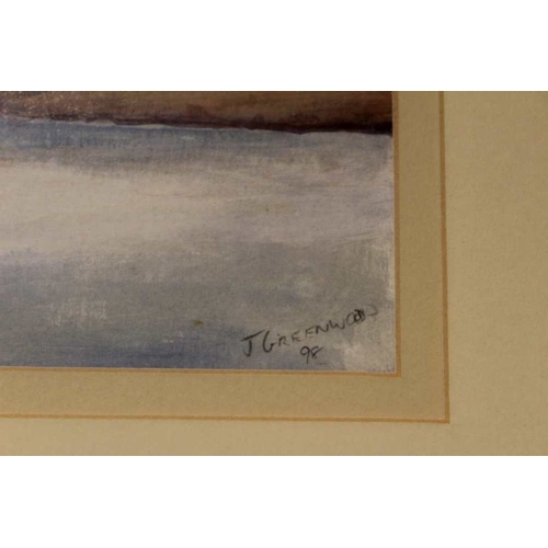 298 - R O Emmony, watercolour landscape, together with one other framed watercolour