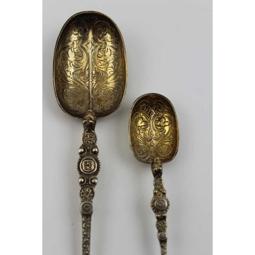 9 - Cornelius Desormeaux Saunders and James Francis Hollings Shepherd, a silver gilt anointing spoon, 17... 