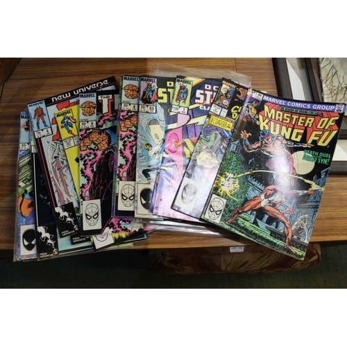 155 - A selection of Marvel comics, from 1980, 82, and 83