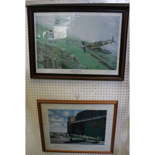 215 - Two aviation prints 