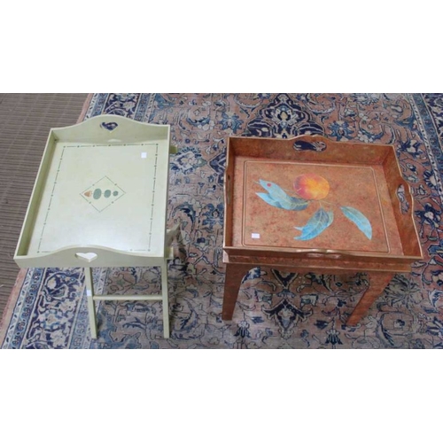 241 - Two modern decorative occasional tables,