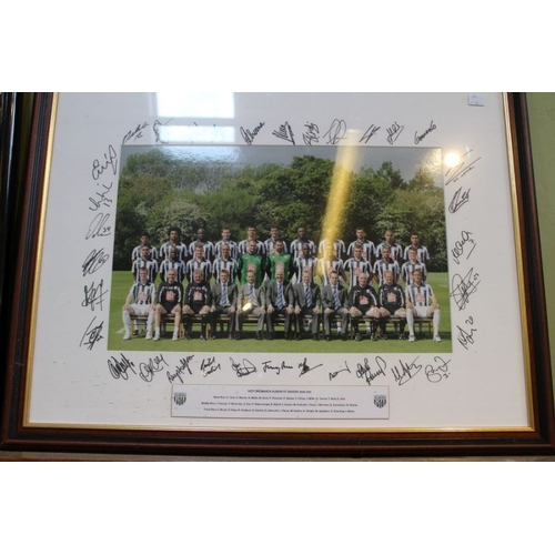 268 - A West Bromwich Albion team photograph 1954 together with WBA team photograph 2010-2011, signed