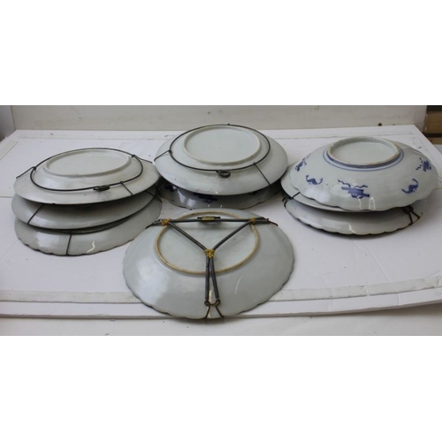 55 - A quantity of Imari plates