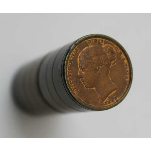 74 - A brass cannister, coin set, containing coins, and an Edward VIII plaque