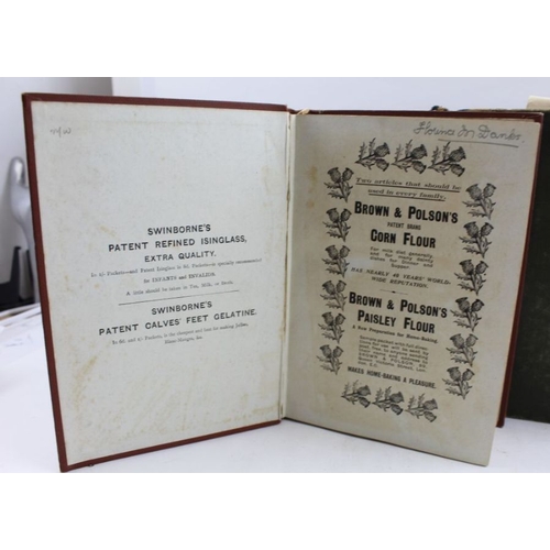 93 - Warne's Model Cookery, Frederick Warne and Co, London, illustrated, embossed cloth boards, together ... 