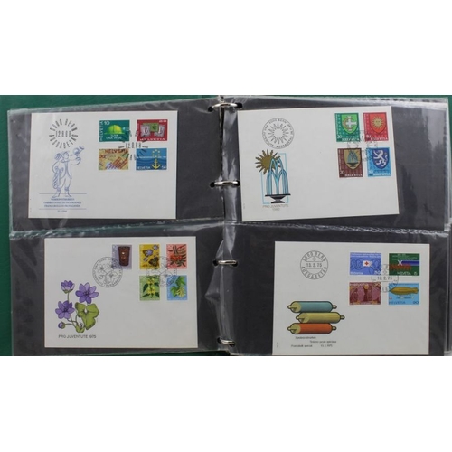 99 - Collection of Swiss covers, (44), postcards, (31), good catalogue value