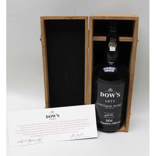 543 - Dow's 1977 Port Millennium selection, with presentation box and slip, 1.5ltr bottle