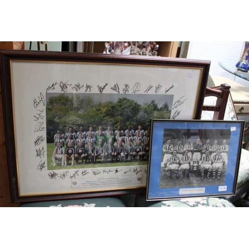 240 - A West Bromwich Albion team photograph 1954 together with WBA team photograph 2010-2011, signed