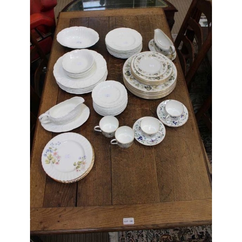 189 - A selection of Coalport Countryware plates, together with other table top china to include Royal Dou... 