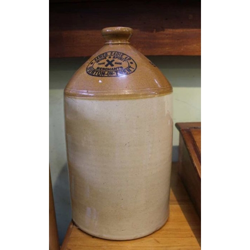 237 - James Eadie Ltd. Burton-on-Trent, a large two tone stoneware crock, 40cm high