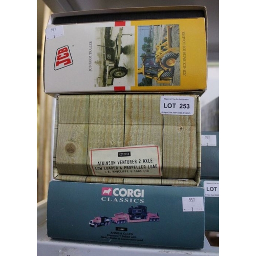 253 - Three boxed collectors Diecast model vehicles, to include Corgi Classics Annis & Co Ltd Diamond T Ba... 