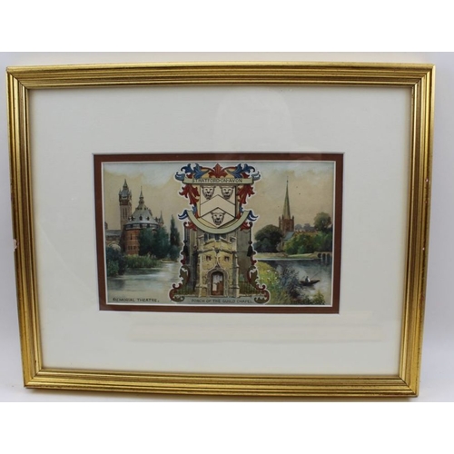 276 - A set of six framed watercolour paintings, 