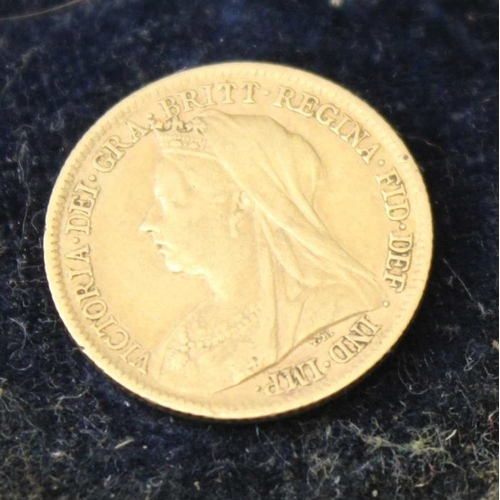 59 - A half sovereign, Queen Victoria, 1900