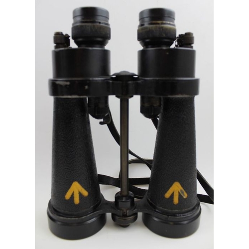 88 - Barn & Stroud CF41 Admiralty binoculars, complete with leather case