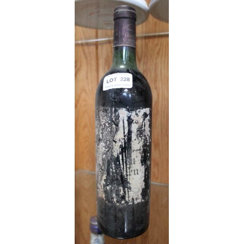 228 - Chateau Gloria 1985, St Julien, bin soiled, 1 bottle