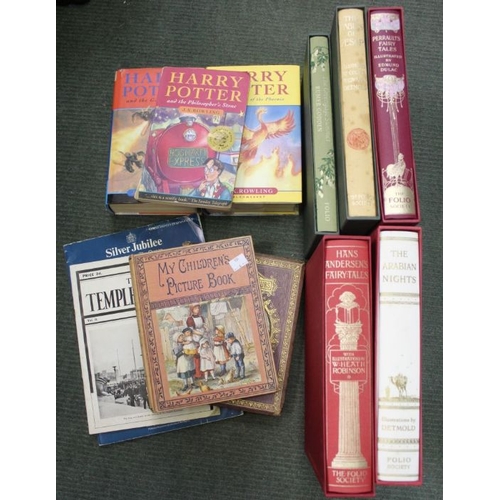 54 - Books various to include childrens and folio society volumes