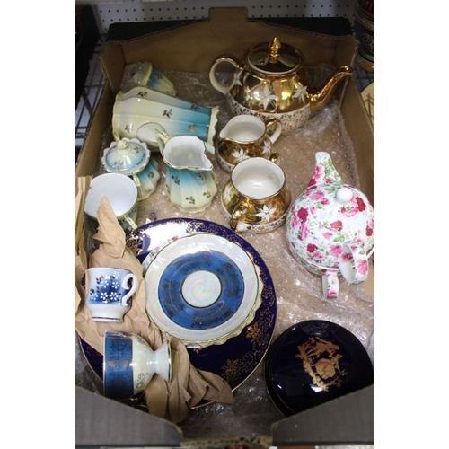 75 - A selection of domestic pottery to include large Royal Doulton coaching platter continental ewer and... 