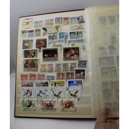 164 - A large stockbook, large number of World stamps, good variety