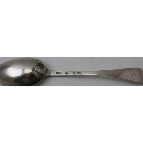 35 - A Scottish silver table spoon, together with a silver 