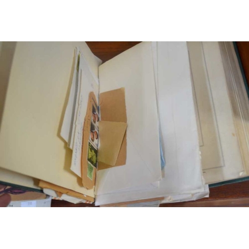 154 - Two stamp albums together with contents