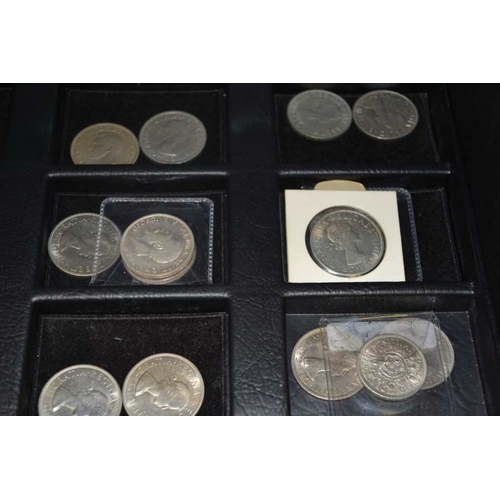 22 - A coin collectors case, plus the contents