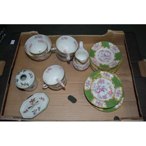 251 - Two boxes china to include a Mintons part tea service