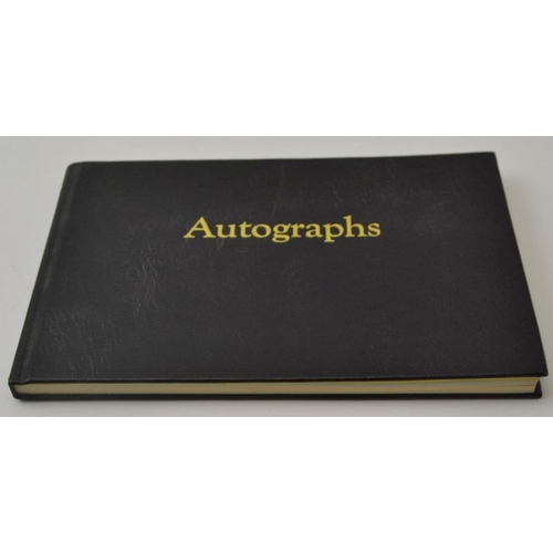 385 - An autograph book, contains the 