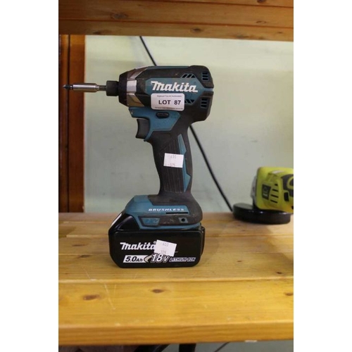 87 - Makita DTD153 (SOLD AS SEEN)