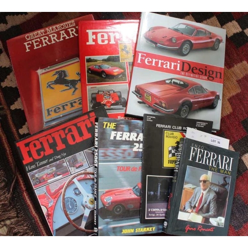 36 - Enzo Ferrari together with six other Ferrari related volumes