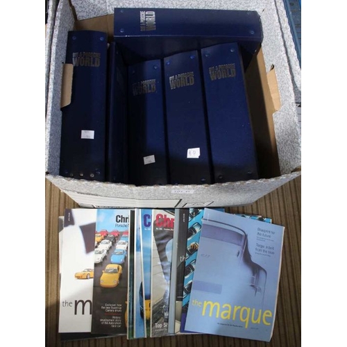 41 - 911 & PORSCHE WORLD 6 bound volumes 1990s, together with some loose copies of The MARQUE magazine fo... 