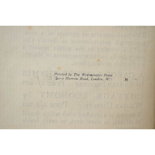 63 - Gill, Eric Pepler, Douglas. The Devils devices or control versus service, published by The Hampshire... 