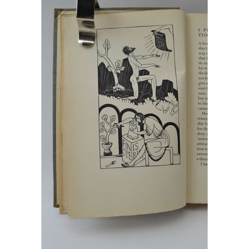 64 - Gill, Eric Clothes, Jonathan Cape, 1931, first edition, wood-engraved illustrations by Eric Gill, de... 