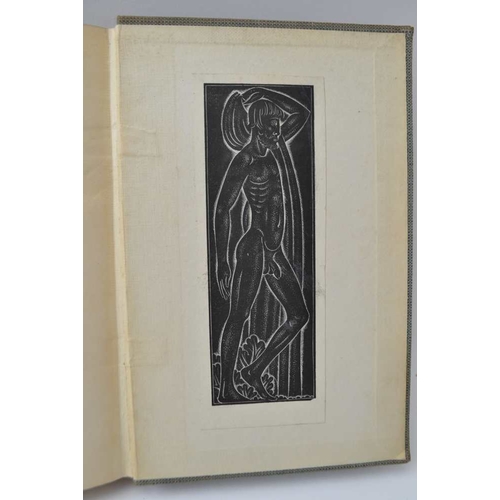 64 - Gill, Eric Clothes, Jonathan Cape, 1931, first edition, wood-engraved illustrations by Eric Gill, de... 