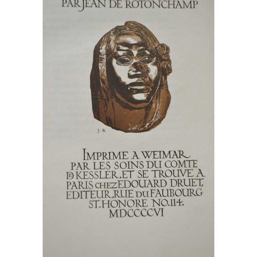 66 - Rotonchamp, Jean de (Louis Brouillon) Paul Gauguin 1848-1903. Weimar, Comte de Kessler, Paris, Edoua... 