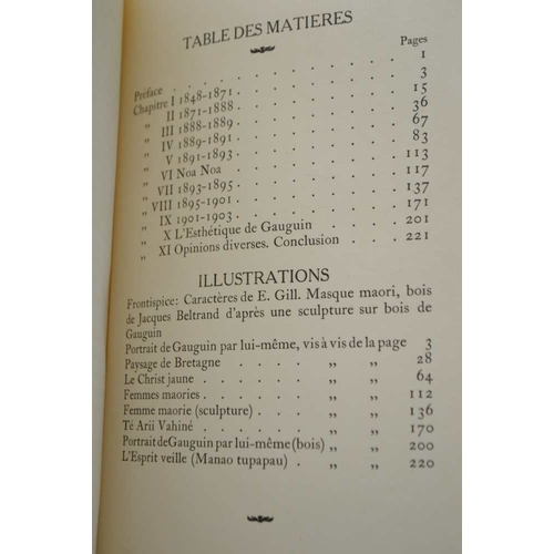 66 - Rotonchamp, Jean de (Louis Brouillon) Paul Gauguin 1848-1903. Weimar, Comte de Kessler, Paris, Edoua... 