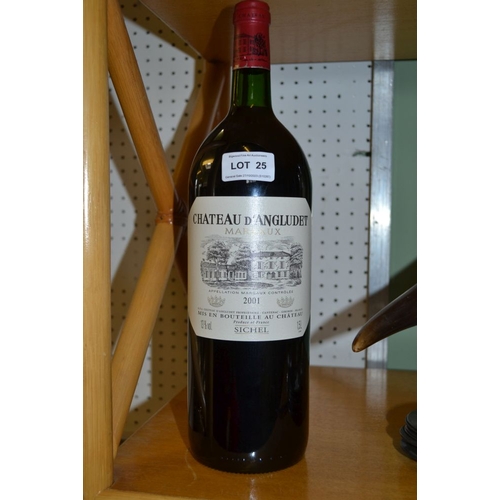 113 - Chateau d'Angludet Margaux 2001 one bottle 1.5 litres