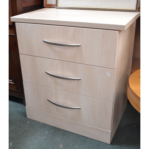 183 - A modern three drawer chest