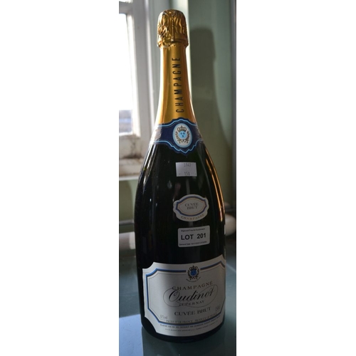 201 - 1 bottle Magnum Oudinot Cuvee Brut Champagne