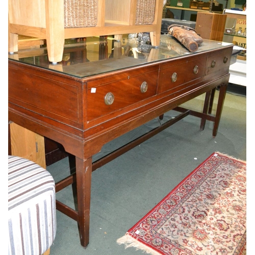 359 - A 19th century sideboard, 170cm wide x 5cm deep x 82cm high