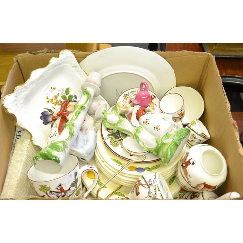 93 - A quantity of Crown Staffordshire 