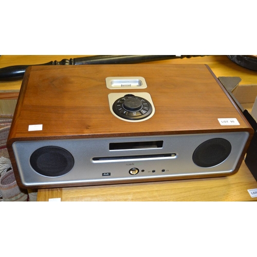 95 - A Ruark Audio CD player, with DAB radio, without cables & broken aerial