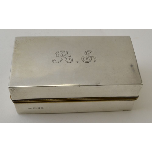 107 - William Comyns & Son, a silver cased hair curling spirit burner, London 1905,the inner mechanism mar... 