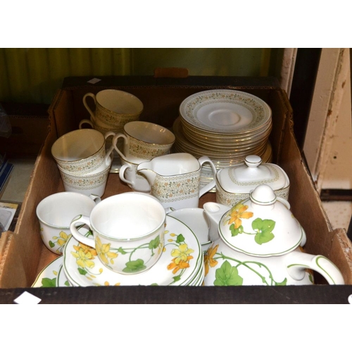 198 - Villeroy & Boch and a Doulton part tea services