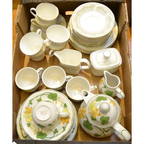 198 - Villeroy & Boch and a Doulton part tea services