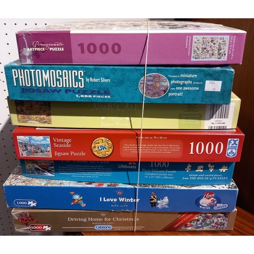 245 - Seven various boxed jig-saw puzzles